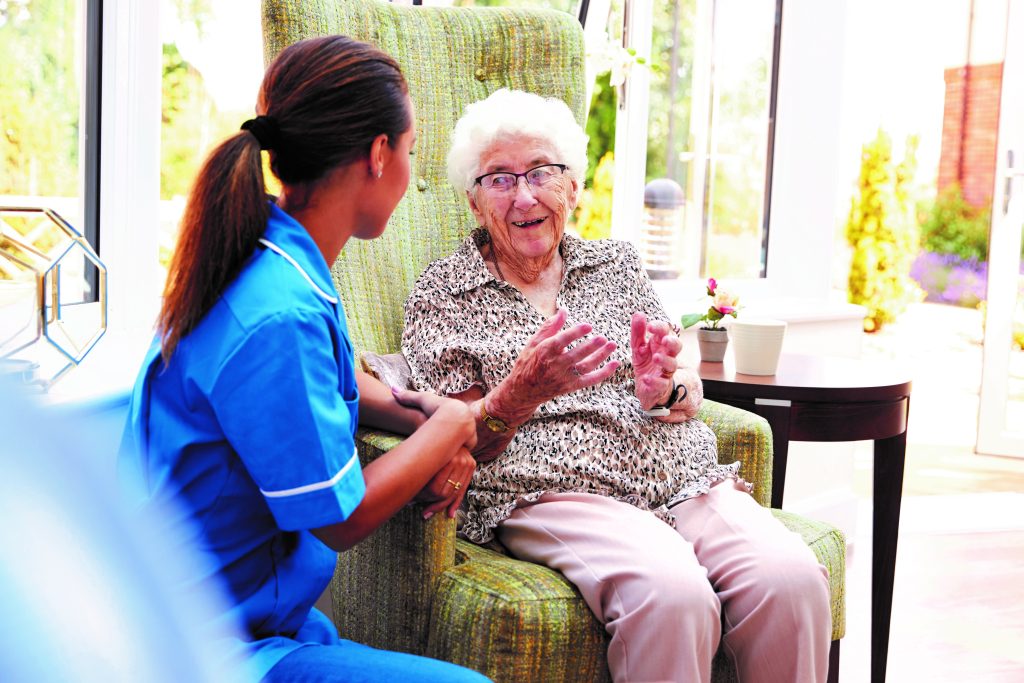 An image representing St Luke’s essential care in people’s homes.