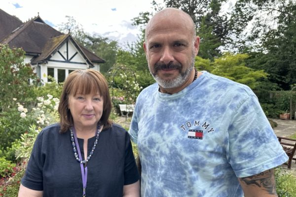 Andy Webb and Patricia McCrossan
